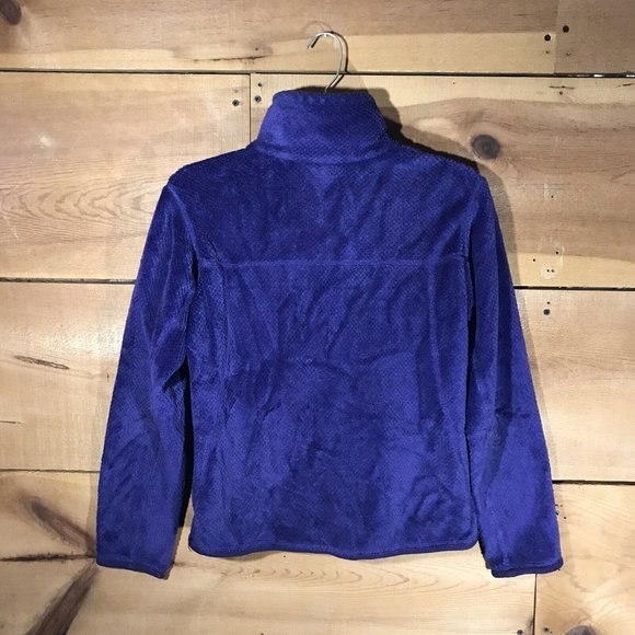 Patagonia 1/4 Button Pullover Fleece Jacket Coat Womens Size XS T-Snap Purple - Picture 7 of 10